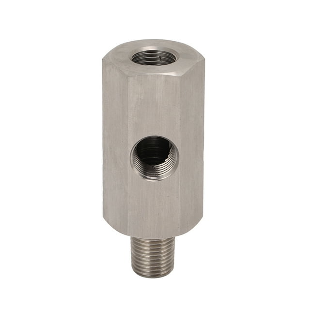 Zócalo del sensor de presión de aceite, sensor de presión de aceite, transmisor de presión de aceite de acero inoxidable, adaptador de sensor de presión de aceite confiable y duradero