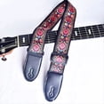 thumbnail image 4 of Correa de Guitarra Eléctrica Acústica A con Rojo Correa de Guitarra Acústica Ensanchada Correa Universal, 4 of 5