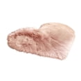 thumbnail image 4 of Alfombra de peluche con forma de corazón, pequeña, decorativa, artesanal, regalo de cumpleaños para el hogar. Rosa, 4 of 9