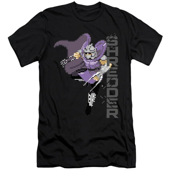 TMNT Teenage Mutant Ninja Turtles Retro Arcade Shredder Unisex Adult Canvas Brand T Shirt