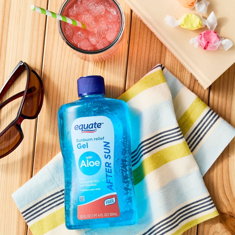 Equate After Sun Sunburn Relief Gel with Aloe, 20 oz - Walmart.com