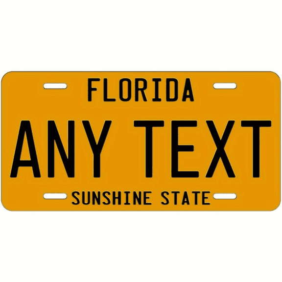Custom Louisiana Pelican State License Plate Metal for Decoration