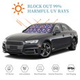 thumbnail image 5 of Bingfone Skull Purple Flower Car Windshield Sunshade,Sun Foldable Sun Shield Sun Visor for Car - Medium, 5 of 8
