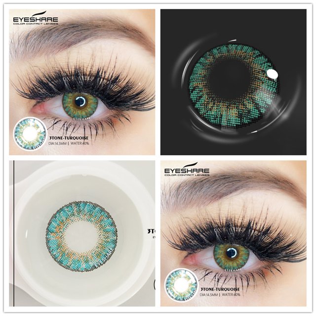 EYESHARE-2 Lentes De Contacto De Color De La Serie 3 Tonos Para Ojos/Colores