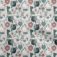 thumbnail image 1 of oneOone Polyester Spandex Dusty Pink Fabric Cute Animal Diy Clothing Quilting Fabric Print Fabric By Yard 56 Inch Wide, 1 of 6