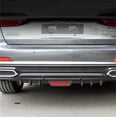 thumbnail image 4 of 33 1/2" Car Rear Bumper Diffuser Spoiler w/ LED Reflector Light Carbon Fiber ABS, 4 of 5