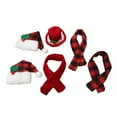 thumbnail image 2 of Sombrero Botella de vino de Navidad Gorro de punto Conjunto de bufanda Pequeño Algodón de nailon Lavable Reutilizable Decoración de regalo de Navidad de Papá Noel para fiesta ANGGREK Otros, 2 of 8