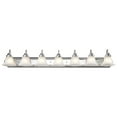 thumbnail image 5 of Nuvo 60-290 - Ballerina - 7 Light - 48" - Vanity - w/ Alabaster Glass Bell Shades, 5 of 7