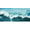 thumbnail image 2 of Art Atelier Alliance 24x13 Gold Ornate Wood Framed with Double Matting Museum Art Print Titled - Coastal Waves, 2 of 4