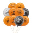 thumbnail image 4 of 10/30 piezas de globos de látex de 12 pulgadas con forma de calabaza fantasma y araña para Halloween, globos de aire para niños, suministros para fiestas de cumpleaños de Helloween, 4 of 5