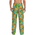 thumbnail image 6 of Cauagu Pineapple Mens Pajama Pants Sleep & Lounge Pants,PJ Bottoms with Pockets-Small, 6 of 7