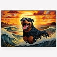 thumbnail image 3 of Thuan Beauceron Dog Art Print Canvas, Dog Canvas Wall Art Painting Decor, Dog Pop Art Home Decor Artwork For Bedroom Living Room Bathroom decor, 3 of 6