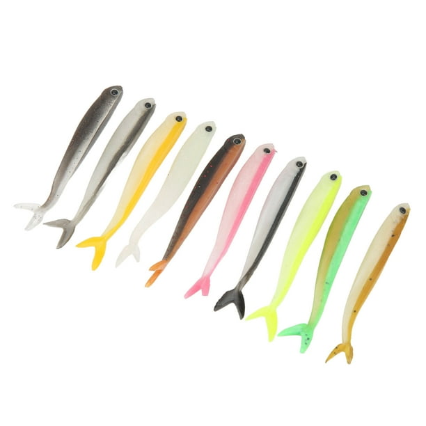 Soft Lures, Silicone Excellent Fishing Effect Fishing Bait Two Color  Injection Molding Process Well Designed And Balanced For Tackle Lure