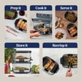 thumbnail image 5 of Ninja Crispi DualZone Air Fryer, Glass Container with Lid, Portable, Dishwasher Safe, DD101BL1 Blue, 5 of 12