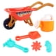 thumbnail image 1 of Kids Beach Toy Sand Castle Playset Summer Sand Water Game Play Cart Beach Game Toy Set Colorful Sand Molds Tool Sand Trolley Ducha Rastrillo Pala Para Niños Y Niñas 6Pcs Inevent FN003418-02, 1 of 6