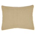 thumbnail image 3 of VHC Brands Burlap Natural Bedding Accessory, Standard Sham 21x27, Tan, 3 of 7