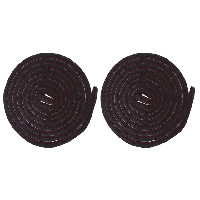 BRIGHTFUFU 2Pcs Brown Chair Floor Protector Felt Stool Feet Cover for Home and Office Use