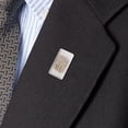 thumbnail image 2 of There's Beautiful and Then There's You Metal Rectangle Lapel Hat Pin Tie Tack Pinback, 2 of 4