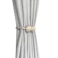 thumbnail image 2 of LAICAIW 2 Pack Embrasses Magnétiques pour Rideaux, Embrasses Décoratives pour Rideaux de Fenêtre (Beige), 2 of 6