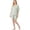Light Green, variant on Yuncity Women'S Pajama Sets 2 Piece Stripe Summer Short Sleeve Button Up Top With Shorts Pjs Sleepwear Loungewear Nightwear,Size M-2Xl Light Green