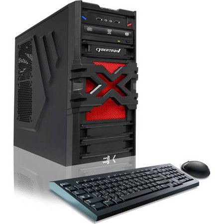 CybertronPC Patriot One Desktop PC with AMD A4-6300 Dual-Core Processor, 8GB Memory, 1TB Hard Drive and Windows 10 (Monitor Not Included)