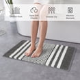thumbnail image 3 of Juego de alfombras de baño Tindbea de 2 piezas, extra suaves y absorbentes, 3 of 6