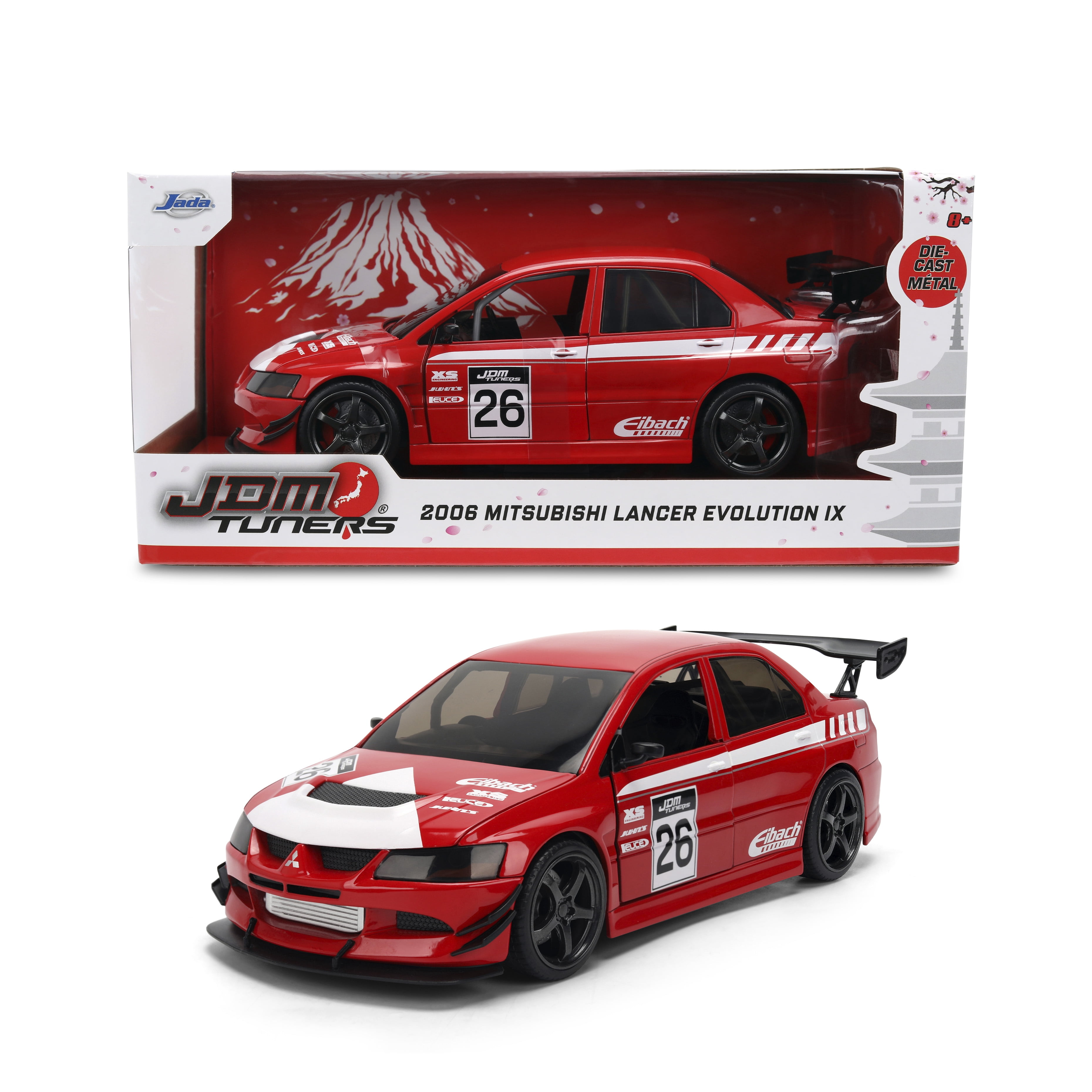 Jada Toys JAD97179 Seans Mitsubishi Lancer Evolution VIII