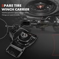 thumbnail image 2 of A-Premium Steel Spare Tire Carrier Spare Wheel Hoist with Cable Compatible with Chrysler Town & Country 2009-2016, Dodge Grand Caravan 2009-2018, Ram C/V 2012-2015, 2 of 6