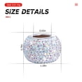 thumbnail image 4 of Chasenew 4 Pack Car Headrest Collars, Bling Car Head Rest Collars Rings Decor, Rhinestone Car Head Rest Collars, Diamond Interior Car Seat Accessory (Multicolour), 4 of 6
