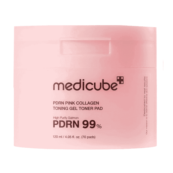 Medicube PDRN Pink Collagen Gel Toning Pad, 70 Pads
