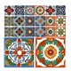 thumbnail image 1 of Waterproof Wall Sticker Morocco Style Tile Stickers for Decor 20Pcs, 1 of 3