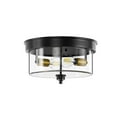 thumbnail image 3 of Aiwen 2-Light Flush Mount Ceiling Lamp Modern Farmhouse Light Fixture for Kitchen Living Room Foyer, 3 of 10