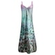 thumbnail image 4 of ICHUANYI Liquidación Moda Mujer Verano V-Cuello Casual Impresión Suelta Sin Mangas Vestido Largo Suelto ICHUANYI WER2023082202105, 4 of 4