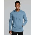thumbnail image 2 of Real Essentials 3 Pack: Men's Cotton Lightweight Casual Pullover Drawstring Hoodie With Pocket (Available In Big & Tall), 2 of 7
