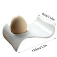 thumbnail image 2 of Gustito Ceramic Egg Cup Set with Egg Topper Cutter for Soft Boiled Breakfast, 2 of 6