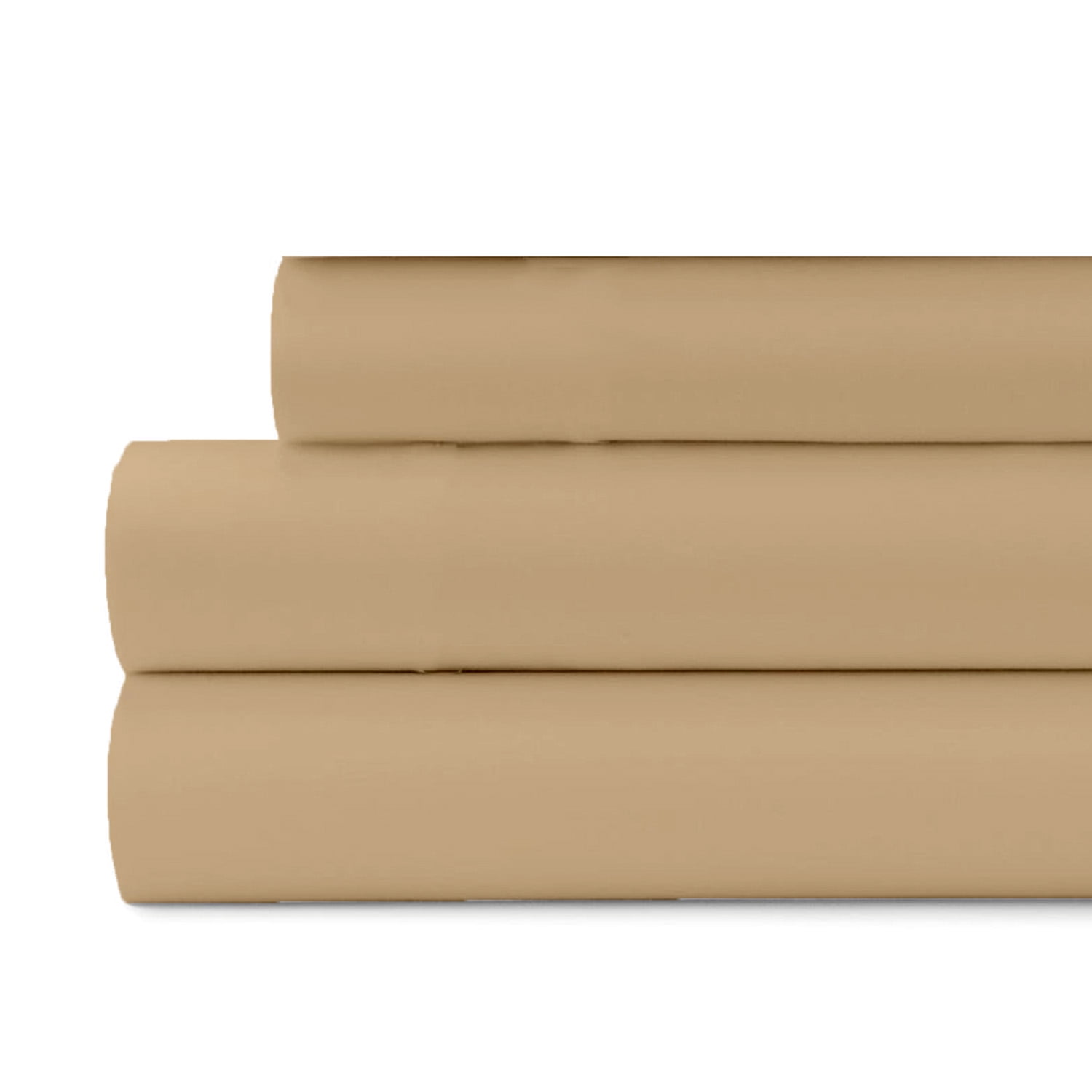 Hotel Collection Rayon Bed Sheet Set - 3 Piece, Twin, Khaki