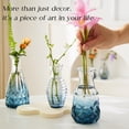 thumbnail image 2 of Set de jarrones Glass Bud Ulodimi Vintage Crystal, 30 unidades, azul, 2 of 7