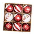 thumbnail image 2 of Adornos de Navidad Strade Fareast Limited Irrompibles 9 Piezas 6 cm, 2 of 8