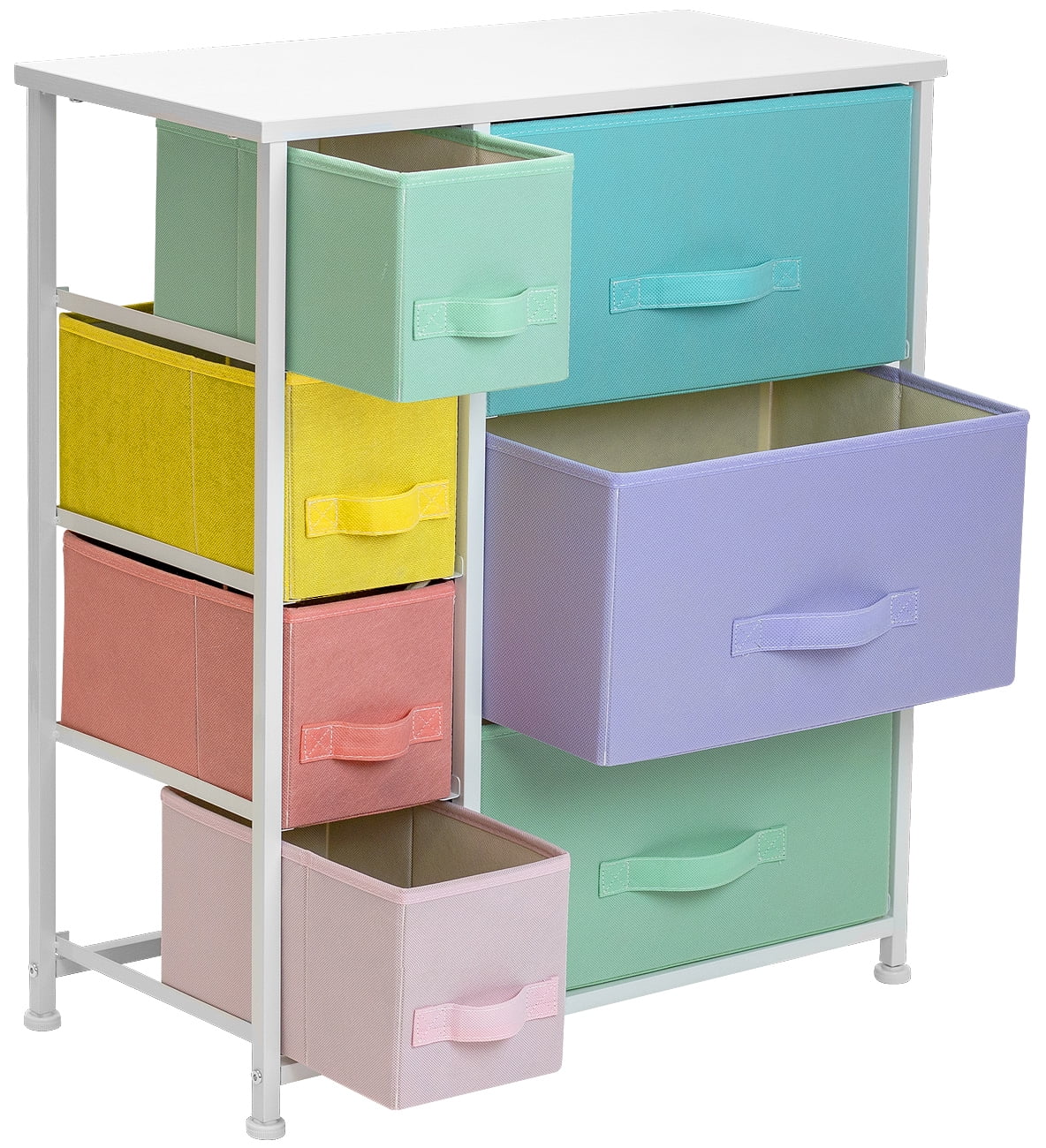 Sorbus 7-Drawer Organizer Dresser for Baby Nursery, Kids' Children Room - Easy Assembly