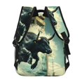 thumbnail image 4 of Fotbe Bull Charging Through Waves Mochila Casual con Estampado para Escuela, Viajes y Actividades al Aire Libre - Duradera, Ligera y Cómoda, 4 of 5