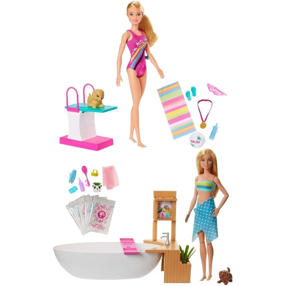 Lian LifeStyle Barbie Bundle, Barbie Dreamhouse Adventures Swim 'n Dive