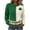 Beige, variant on Women’s Cable Knit Crewneck Sweater with Shamrock Embroidery Long Sleeve Casual Pullover Soft Textured Knitwear Green XL