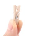 thumbnail image 2 of Unique Bargains 60 Pcs Craft Photo Picture Paper Note Clamp Hanger 25mm x 3mm Wooden Clip, 2 of 3
