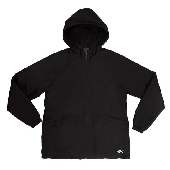 GK All Weather Hooded Jacket (Child sizes) (Black, CL)