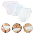 thumbnail image 2 of EeaseMX 7 piezas de ropa interior desechable para embarazadas, transpirable, con estampado no tejido, bragas para mujeres embarazadas, para viajes, menstruación, uso diario, talla M, 2 of 7