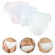 thumbnail image 4 of 7 piezas de ropa interior desechable para embarazadas, transpirable, con estampado no tejido, bragas para mujeres embarazadas, para viajes, menstruación, uso diario, talla M, 4 of 5