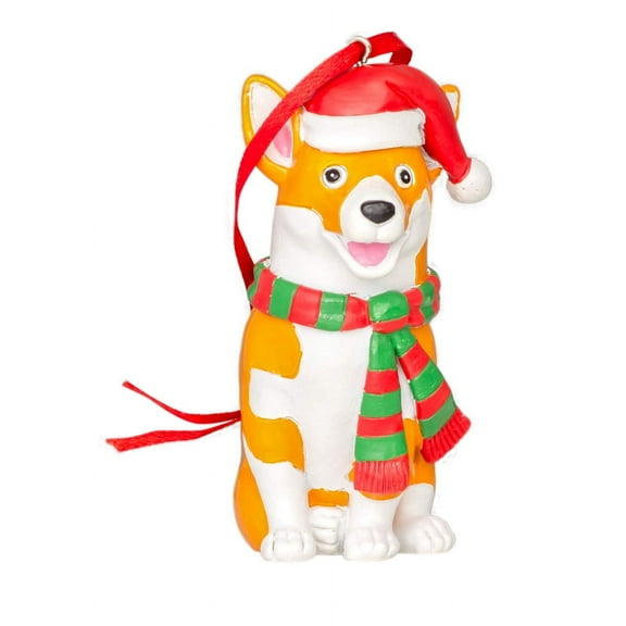 Assorted Funny Christmas Tree Ornaments Decoration Xmas Corgi