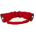thumbnail image 1 of Túnel de juego de cama Yuyangstore 2 en 1 con bolas colgantes parque infantil cabaña interactiva Rojo, 1 of 8