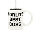 thumbnail image 1 of Hallmark Christmas Ornament (The Office World's Best Boss Coffee Mug), 1 of 6