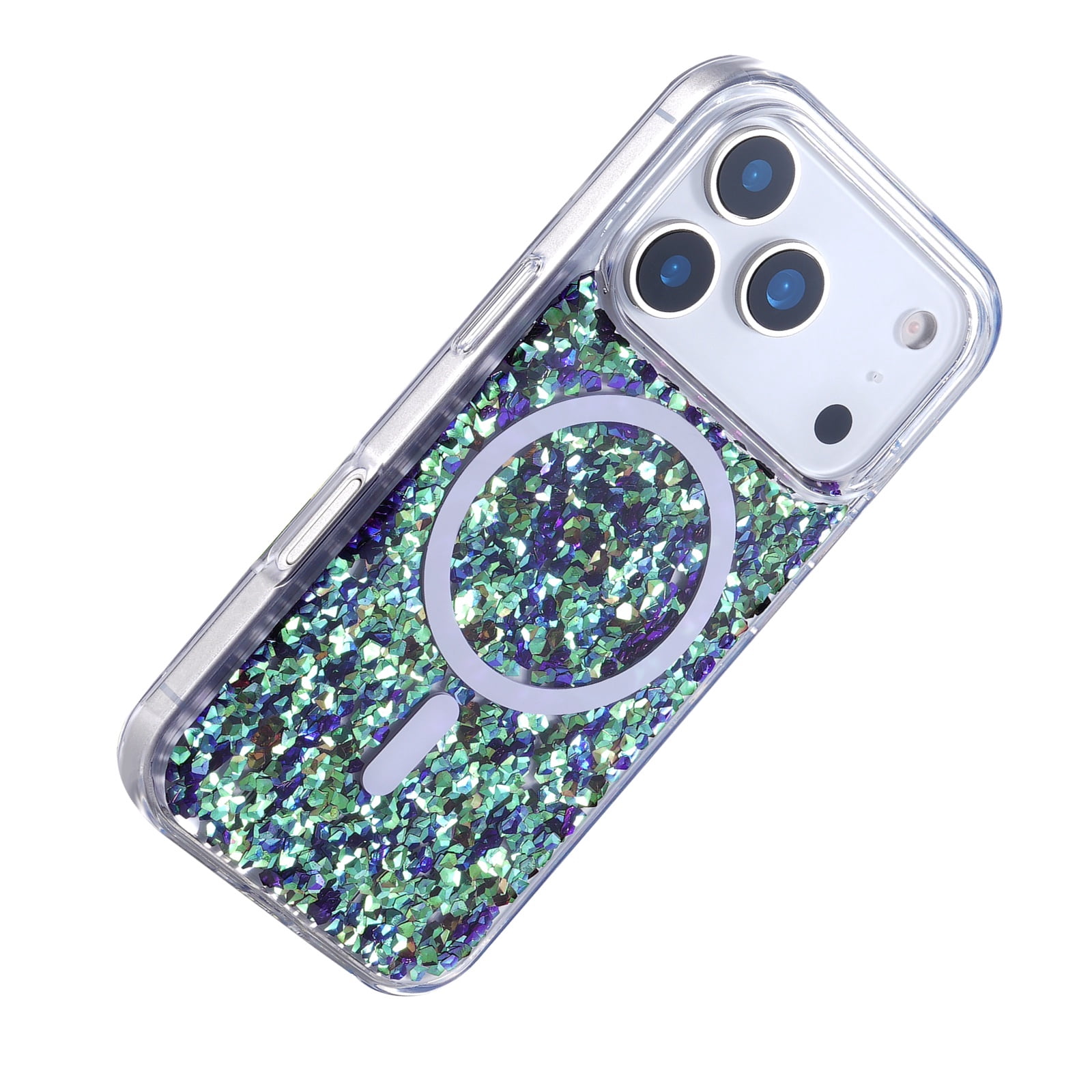 Magsafe Glitter Case for iPhone 17 Pro Max – Dark Blue